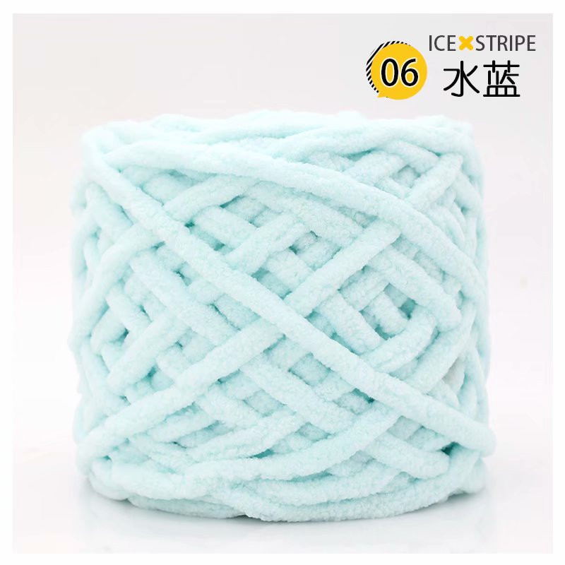 Picture of Ice Strip Thread Single Strand Thick Stick Needle Thread Knitting Blanket Slipper Thread Scarf Hat Scarf Thread Manufacturer Wholesale Worsted
