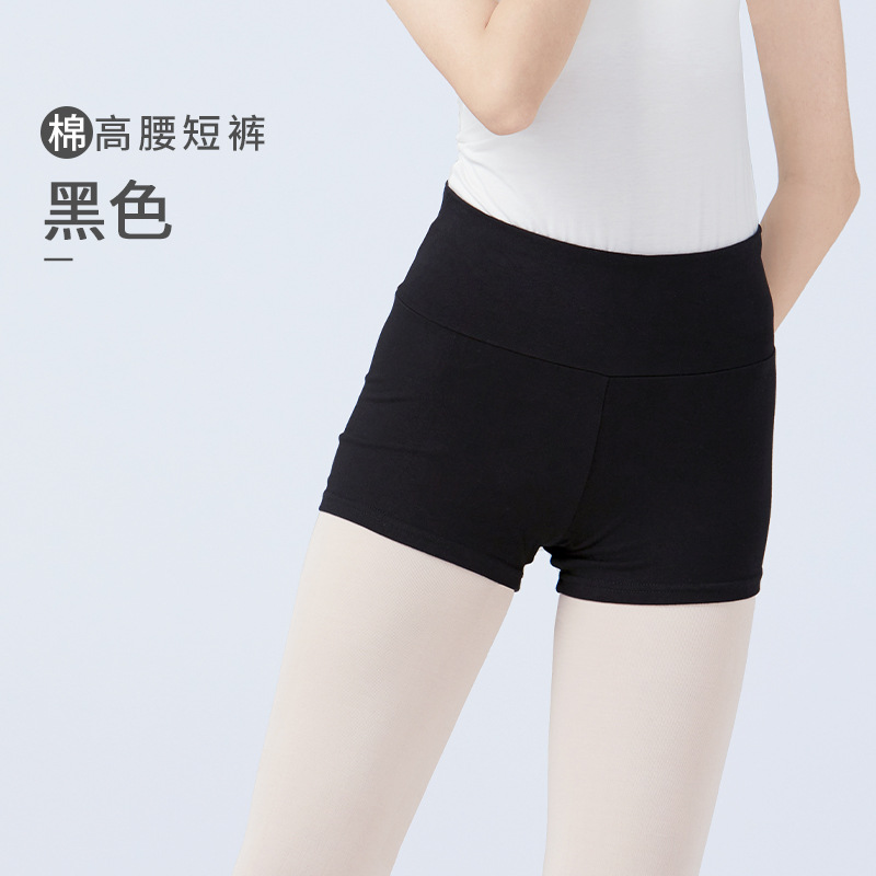 Picture of Dancing Pants Women's Summer Adult High Waist Boxer Shorts Exercise Fitness Clothing Training Stretch Dancing Bodybuilding Leggings