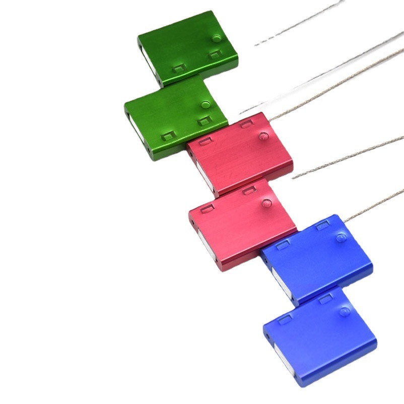 Aluminum alloy steel wire seal disposable lead seal lock electric meter container logistics seal sealing sealing ribbon 1.0