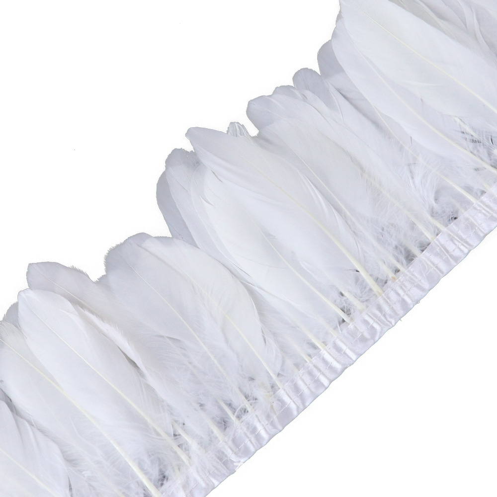 Picture of Goose feather large floating cloth belt/edge DIY handicraft accessories stage performance clothing accessories manufacturers in stock sales
