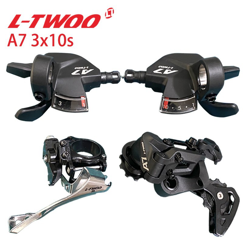 Picture of Ltwoo A7 Mountain Bike Transmission 1/3X10 Speed Window Version Thumb Shift Front Shift Long Legs and Rear Shift
