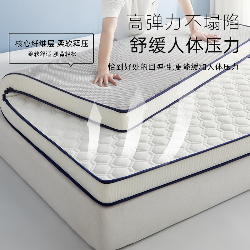 Picture of Latex Mattress Thickened Tatami Mat Student Dormitory Rental Mattress Hotel Room Memory Foam Mattress