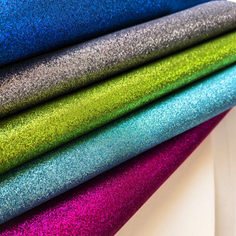 Picture of Pu Leather Greta Glitter Glitter Cloth Glitter Gold Powder Silver Powder Bright Cloth Gradient Chen Rainbow Lili Factory