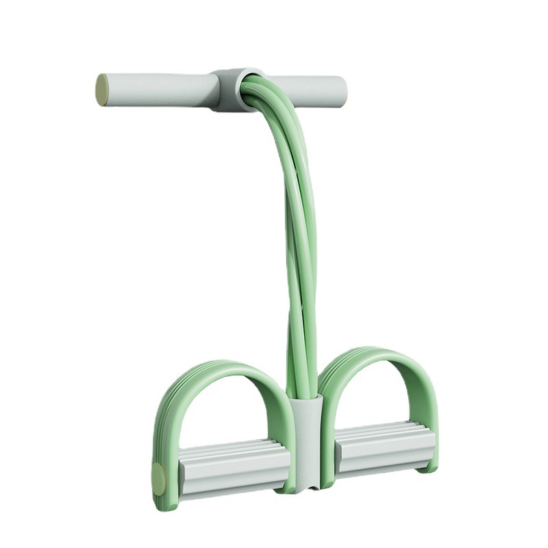 Picture of Pedal puller multi-function sit-up auxiliary home fitness belly arm pedal tube 6 pull rope