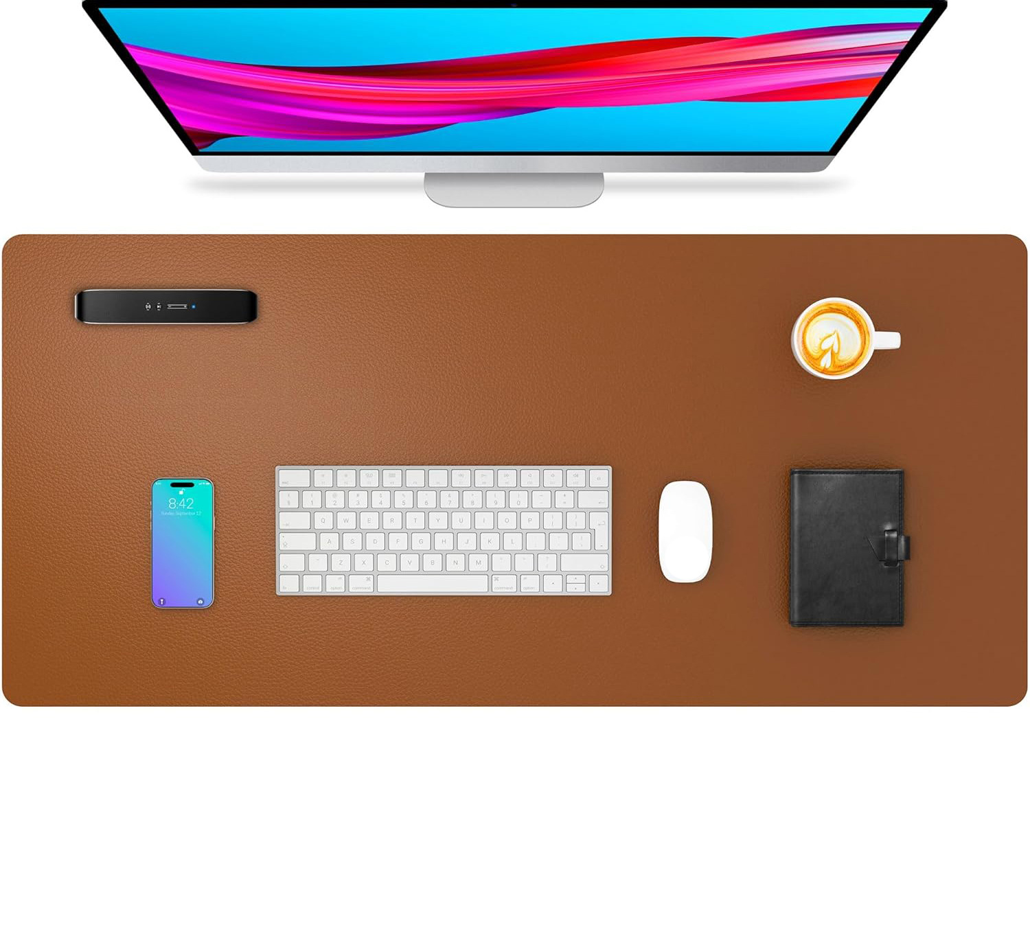 Picture of Napa Pattern Pvc Material Desk Pad Mouse Pad Various Indoor Office Scene Pads Cross-Border Thick Supply