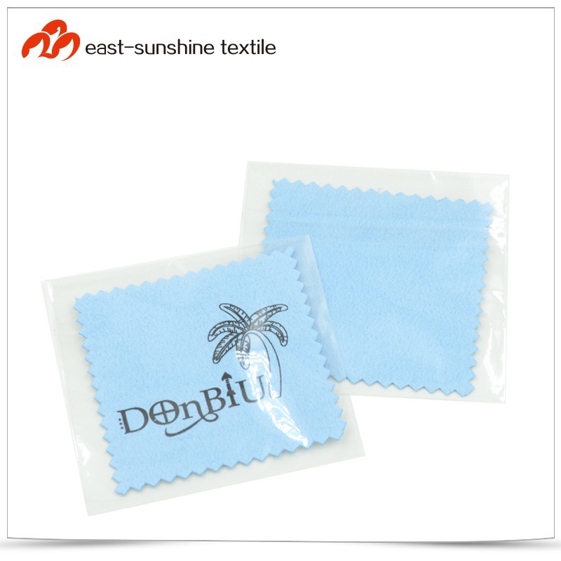 Picture of Factory wholesale needle two needle printing glasses cloth double-sided velvet microfiber eye suede glasses cloth custom