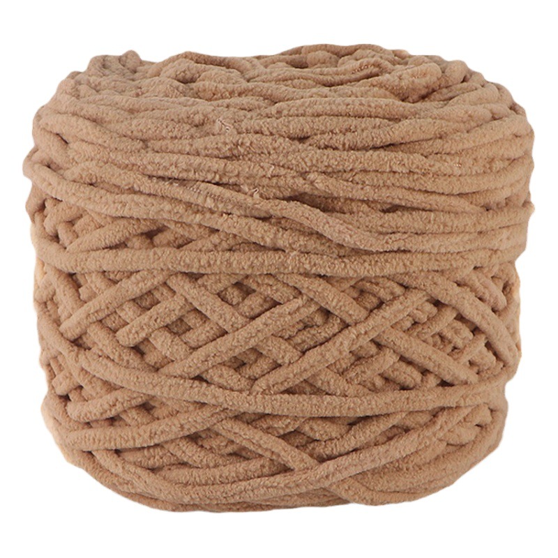 Ice line 3.8 two hook shoe line single strand hand knit scarf line hat thick line manufacturers wholesale price outside single wool
