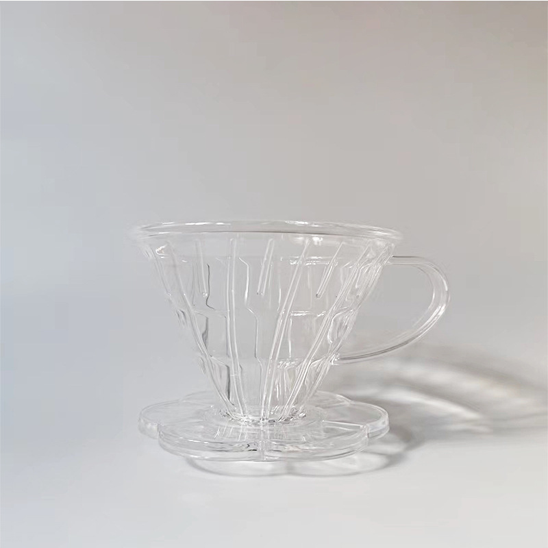 Picture of Hand-Brewed Coffee Filter Cup V60 Large Conical Immersion Hand-Brewed Threaded Drip Filter Paper