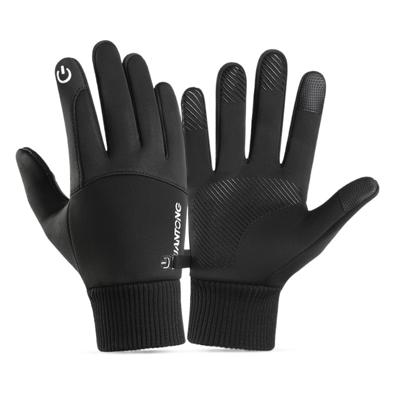 Outdoor Gloves Men's Autumn and Winter fleece-lined Warm Touch Screen Non-slip Cycling Climbing Skiing Waterproof Windproof Women's Cross-border New