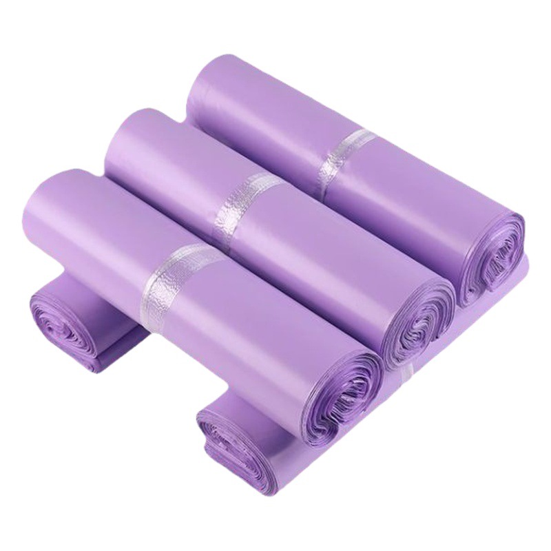 Chuanglijie New Material Purple Thickened Plastic Packaging Bag Wholesale Packaging Bag Color Express Bag Wholesale Cross-Border
