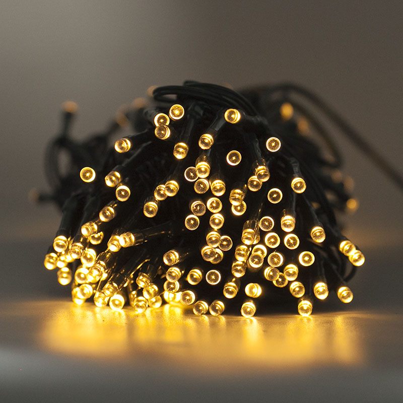 led string lights outdoor solar lights string line atmosphere lights strip outdoor tree decorative lights courtyard layout lights