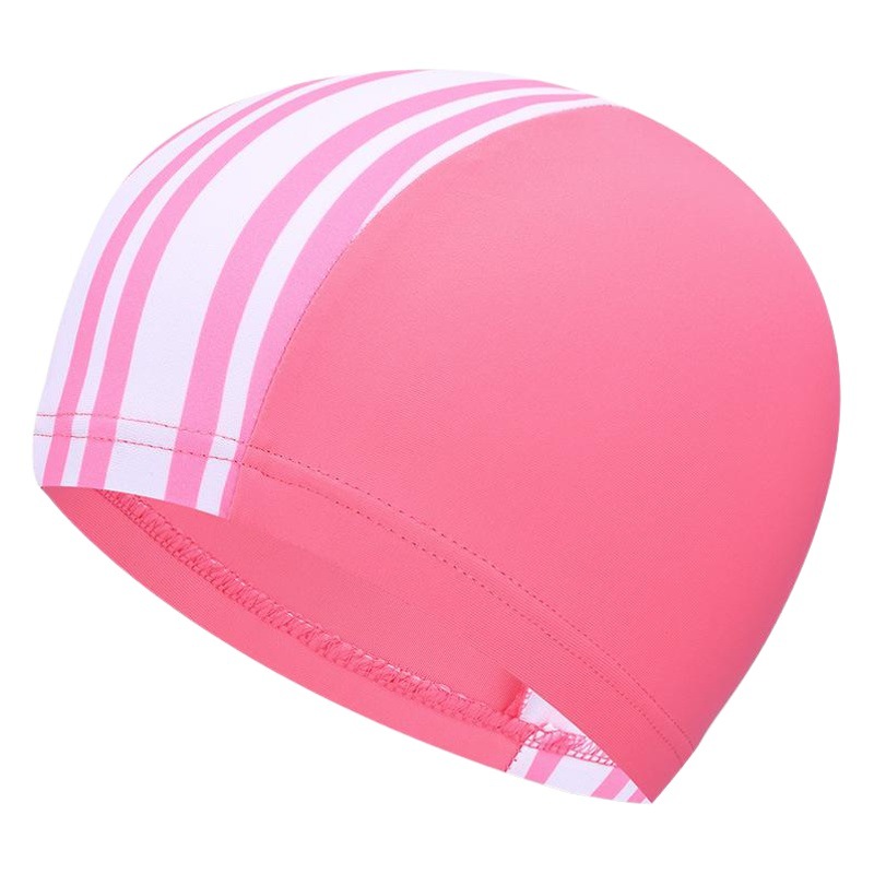 Children's Swimming Cap Girls Cartoon Comfortable Cloth Cap Baby Swimming Elastic Hat Girls Primary School Students Swimming Pool Equipment