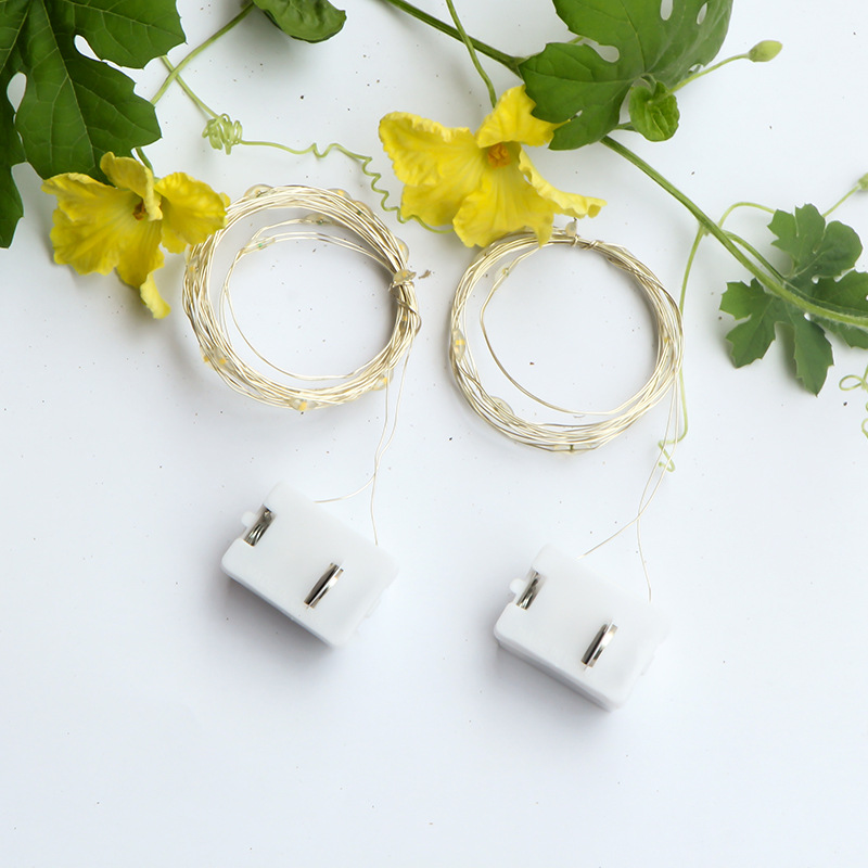 Yanghole Photoelectric Always Bright Small White Box Light String Flower Cake Decoration Light Gift Box Lantern Star Light