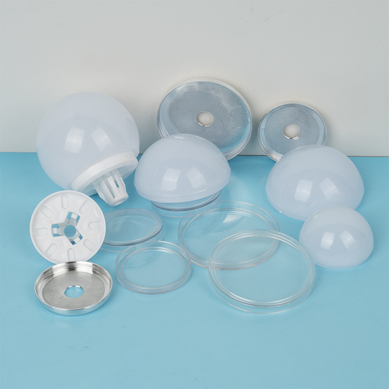 Half Bubble LED Plastic Cosmetic Mirror Bubble Aluminum Base Case Home Top Lights Mirror Headlights
