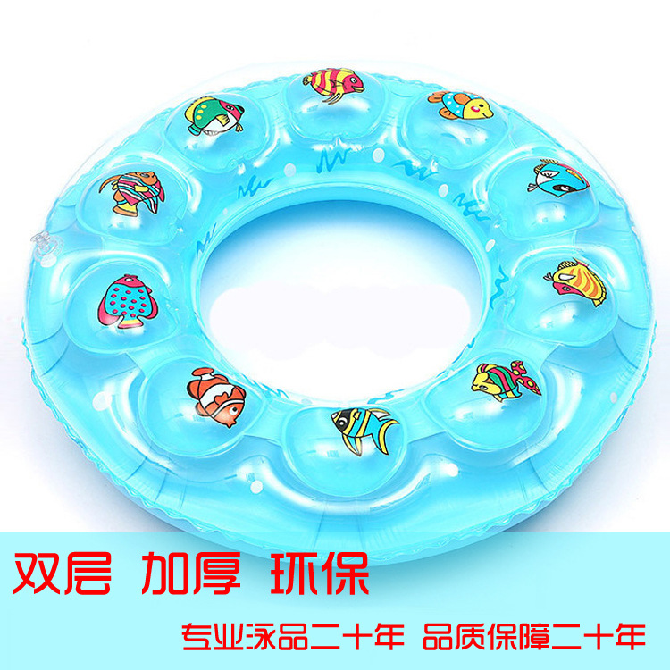Picture of Haiyun Pvc Inflatable Kidsren's Swimming Ring Lifebuoy Thickeneded Single-Layer Double Air Bag Swimming Ring Inner Flange Manufacturer Wholesale