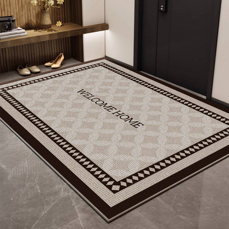 Picture of Entrance Floor Mat Entrance Door Entrance Floor Mat Home Non-Slip Soil Rubbing Carpet Light Luxury High-Level Dirty-Resistant Floor Mat