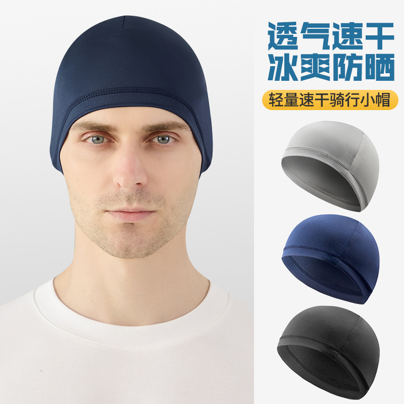 Outdoor Cycling Cap Summer Windproof Sun Protection Sports Soft Hat Hood Bicycle Motorcycle Liner