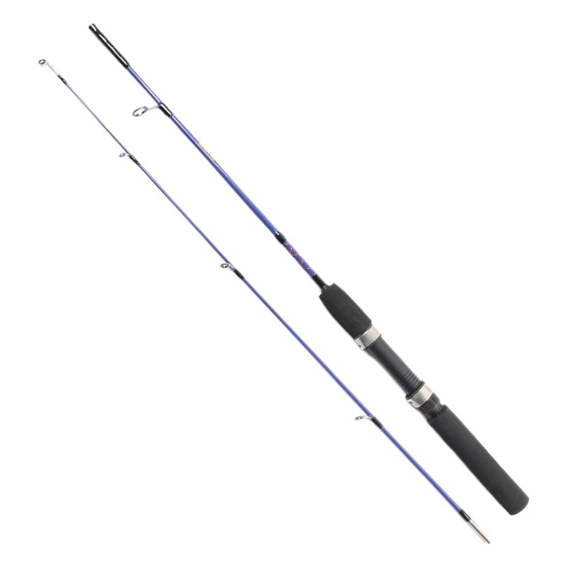 Weihai factory wholesale 1.2 meters 1.5 meters ice fishing rod glass fiber reinforced plastic solid rod slightly raft rod winter fishing road sub-rod fishing rod