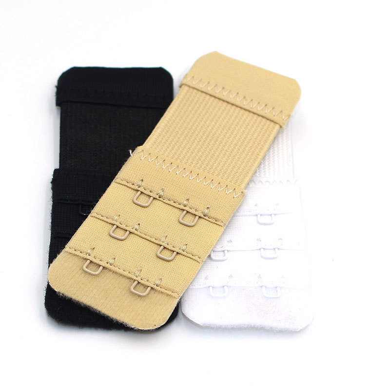 Spot supply 3.2cm with elastic small 3 rows 2 buckle bra back extension Buckle (can be made any size)