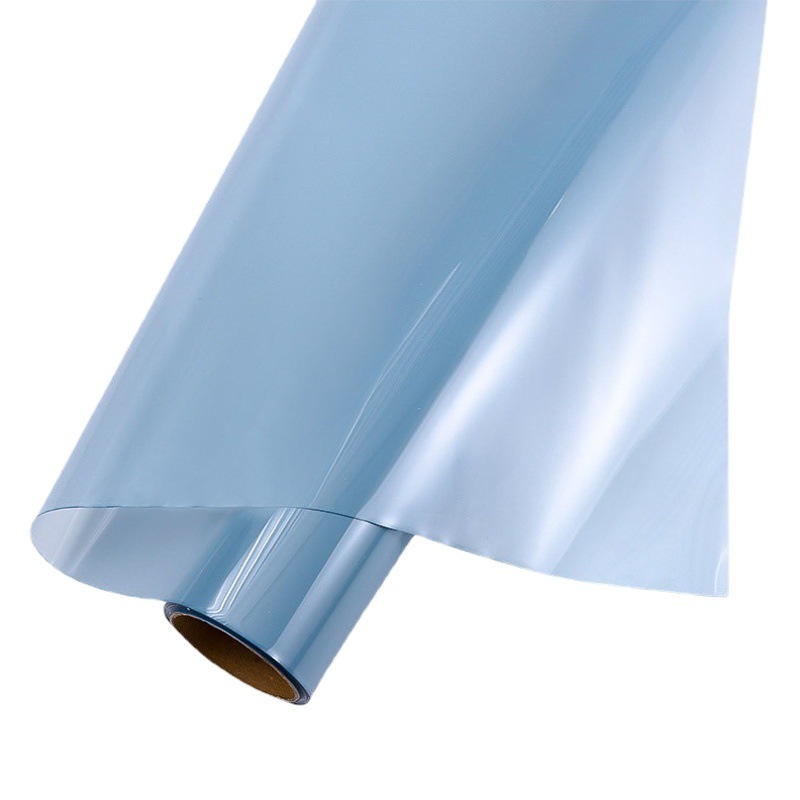 Jelly film packaging colored cellophane flowers waterproof bouquet packaging bag floral paper translucent crystal paper