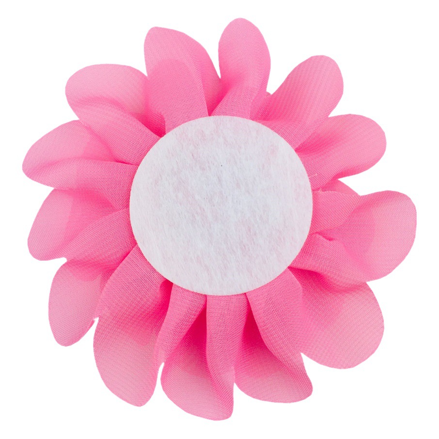 10CM chiffon head flower children's headband headband hair ring DIY accessories pet accessories big flower in stock wholesale