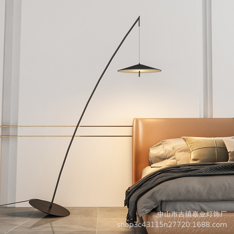 Nordic Modern Fisherman Floor Lamp Light Luxury Living Room Fishing Floor Lamp Bedroom Sofa Designer Living Room Fishing Lamp