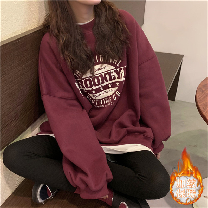Picture of Women's Clothing 2024 New Autumn Korean Style Letter Round Neck Loose Women's Sweaters Women's Foreign Trade Cross-Border Tops Wholesale