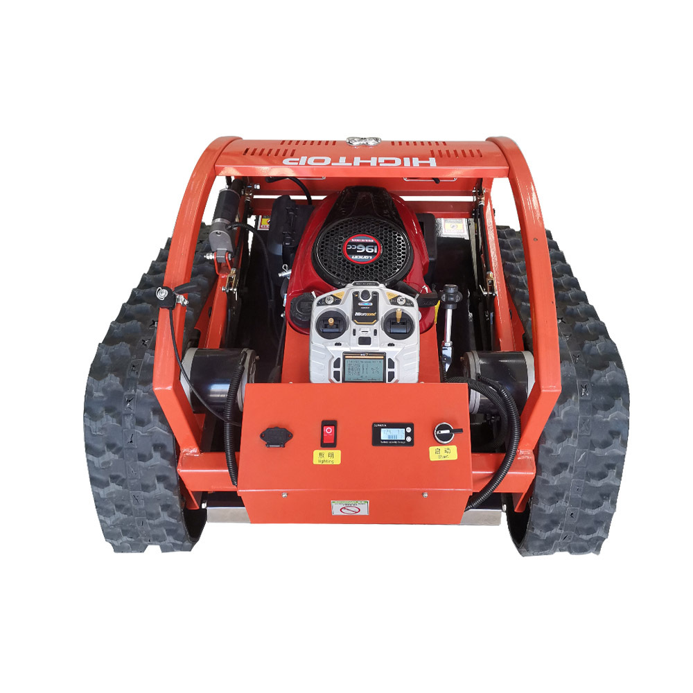 Crawler remote control mower garden greening mower cleaning lawn mower miniature crawler remote control mower
