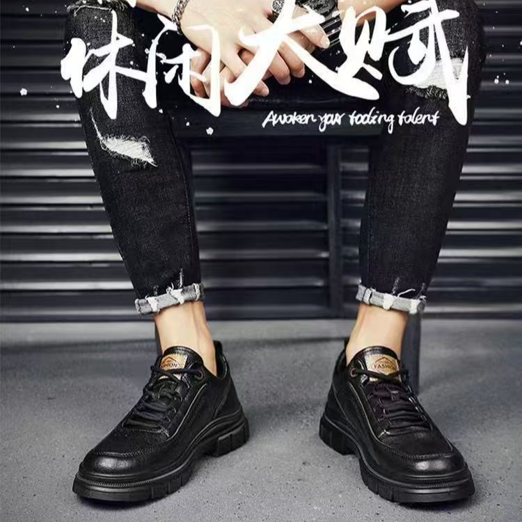 New Four-Season Lightweight Formal Shoes, Golf Shoes, Men's Shoes, Non-Slip Soft Soles, Super Soft Business Casual Leather Shoes, Trendy Shoes