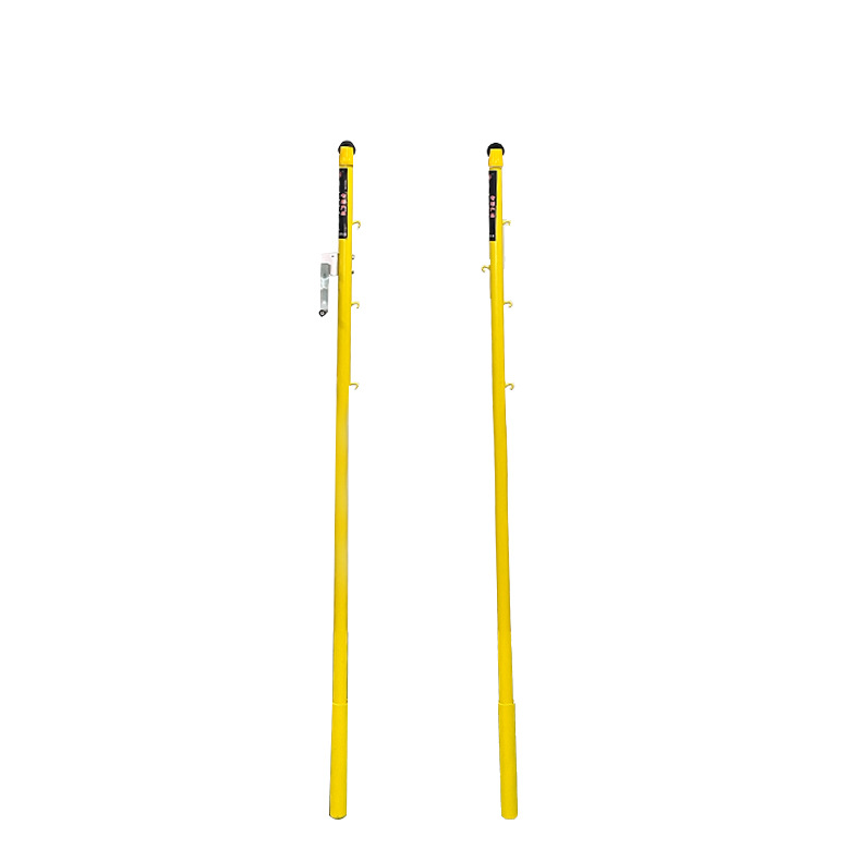 Picture of Manufacturer Wholesale Plug-In Badminton Column Sports Arena Training Ball Column Bracket Outdoor Simple Badminton Net Frame