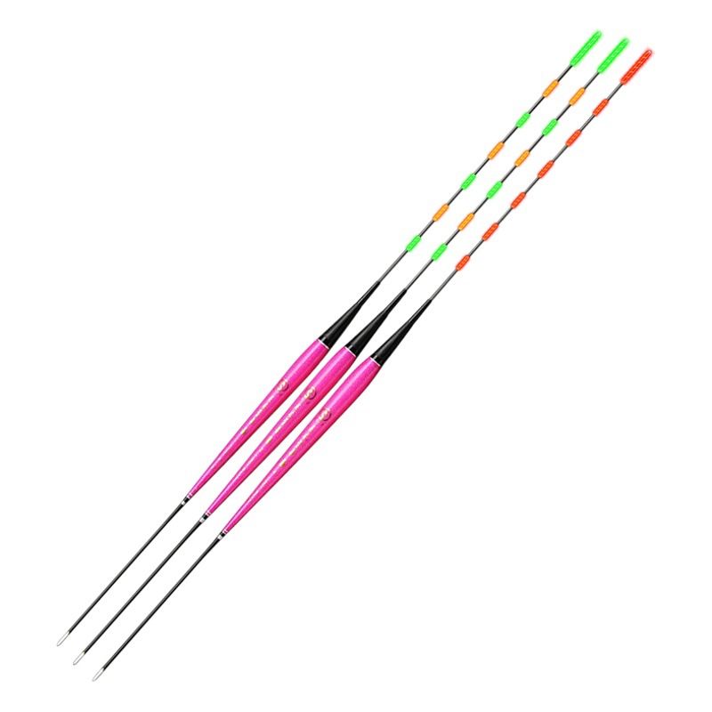 Electronic Luminous Fishing Float with Color-Changing Feature for Day and Night Use, Suitable for Bottom Fishing for Crucian Carp and Carp, Highly Sensitive with a Thin Tail