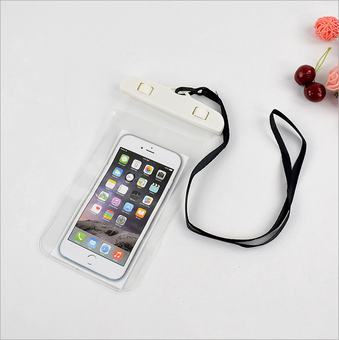 Picture of Mobile phone waterproof bag transparent waterproof mobile phone case universal swimming drifting can touch 100 set LOGO