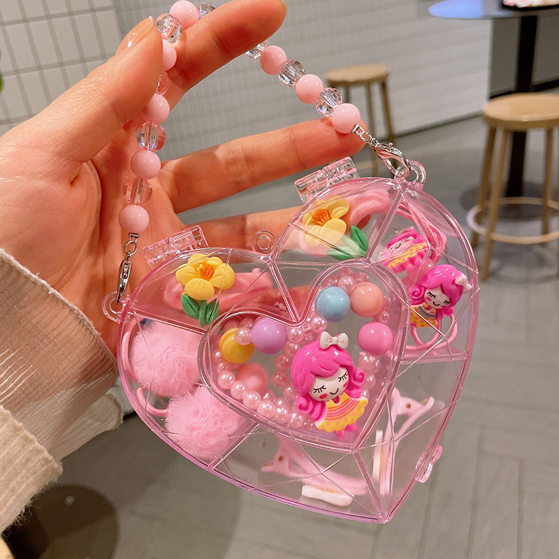 Picture of Children's jewelry baby cartoon cute fruit pendant bracelet suit birthday gift box in stock wholesale