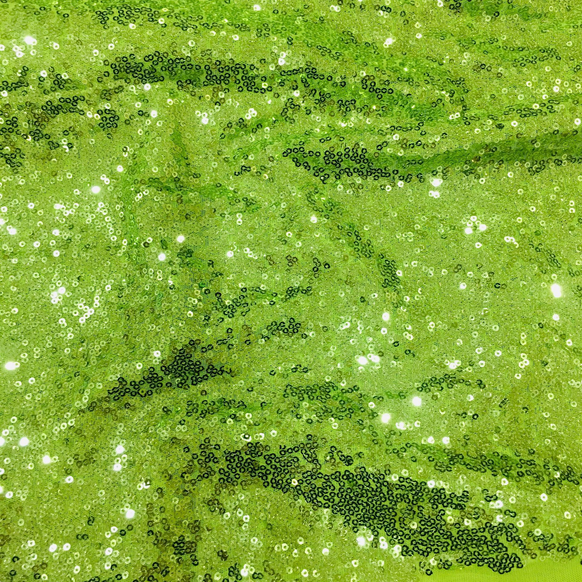 Picture of Spot wholesale 3mm sequin cloth scrambled sequin fabric wedding costume sequin fabric beaded fabric