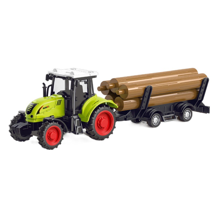 Inertia farm vehicle tractor pastoral engineering vehicle excavator car model children toy car gift car