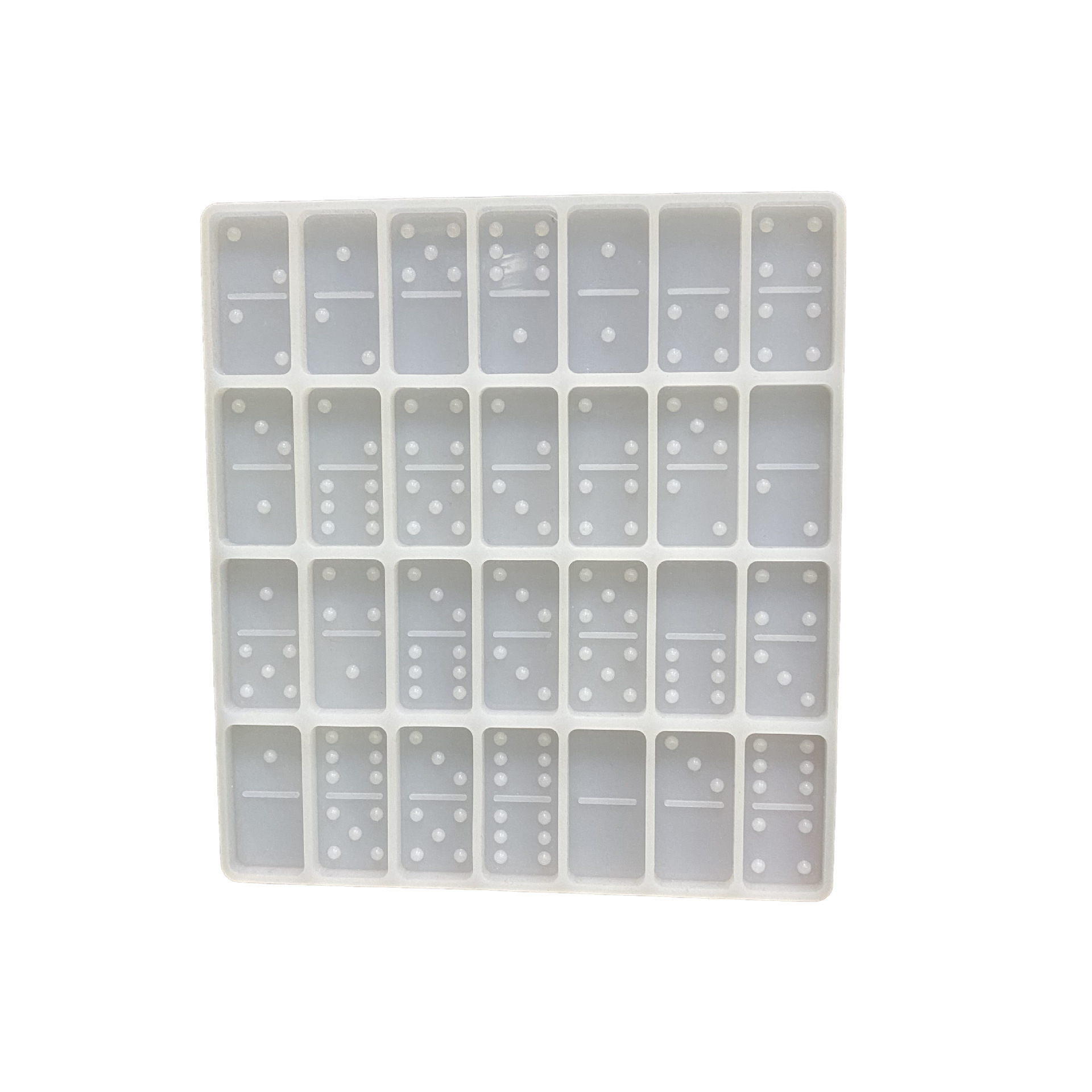 Picture of DIY crystal drop mold domino silicone mold mirror Pai Gow domino silicone resin mold