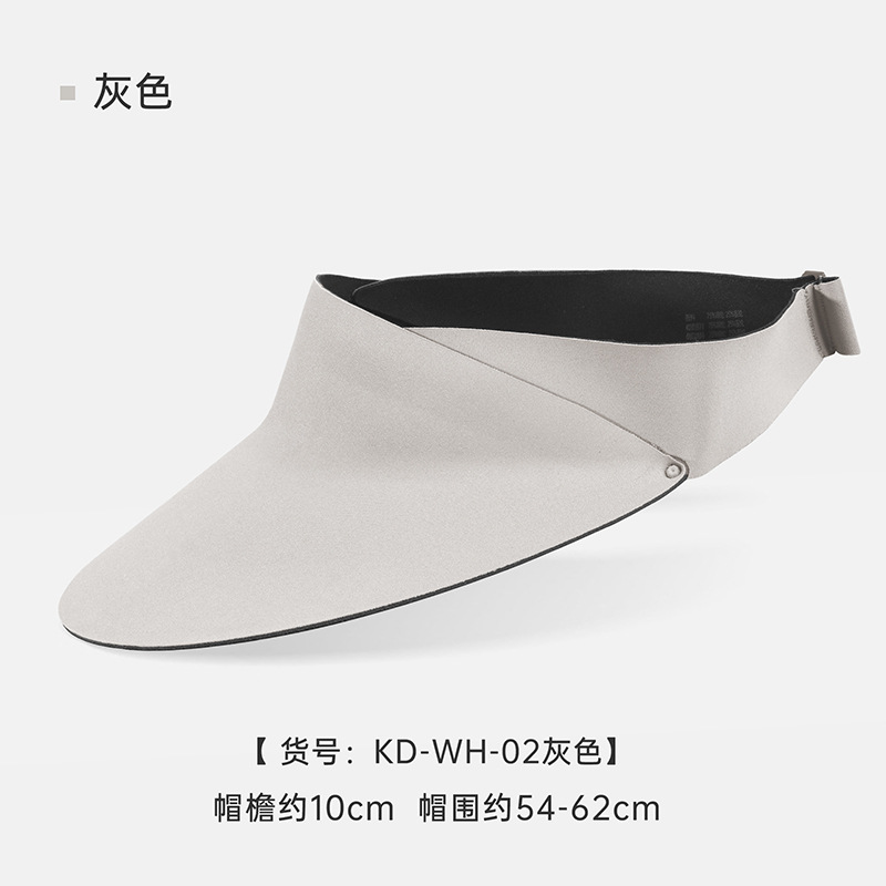 Picture of Qianqiwo summer anti-ultraviolet sun hat windproof sunscreen hat large eaves empty top double-sided ice silk hat women Wholesale