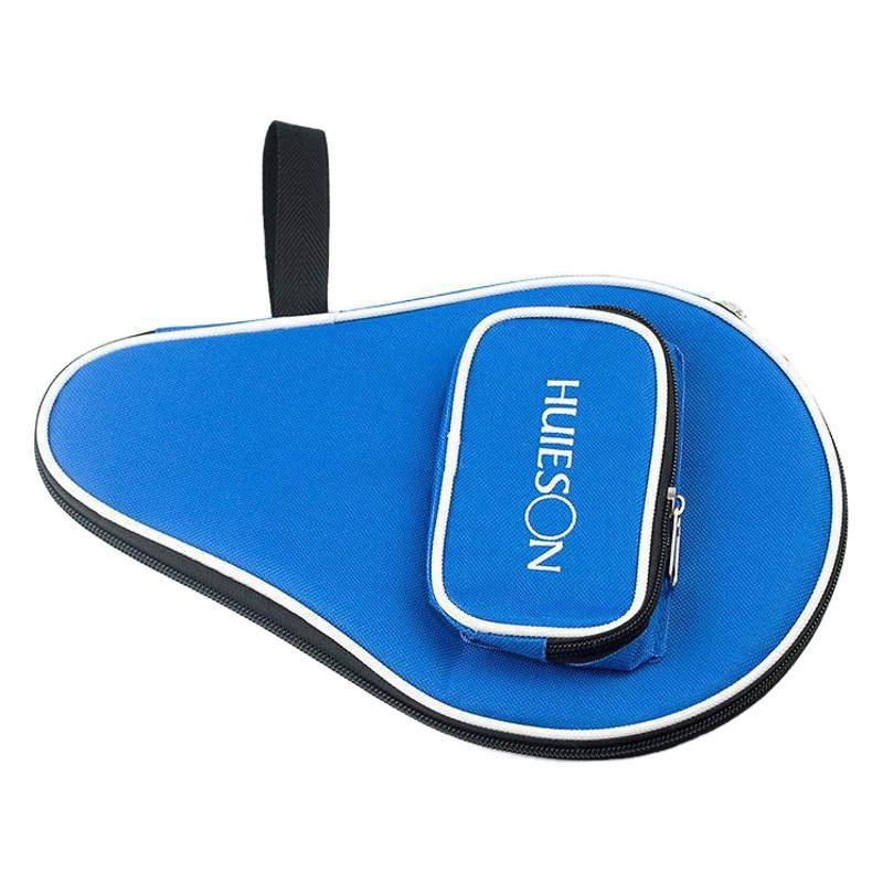 Hui Sheng Single-Pack Gourd-Shaped Table Tennis Racket Case with Carrying Strap, Can Hold Three Balls, Protective Cover, Can Be Printed with Logo