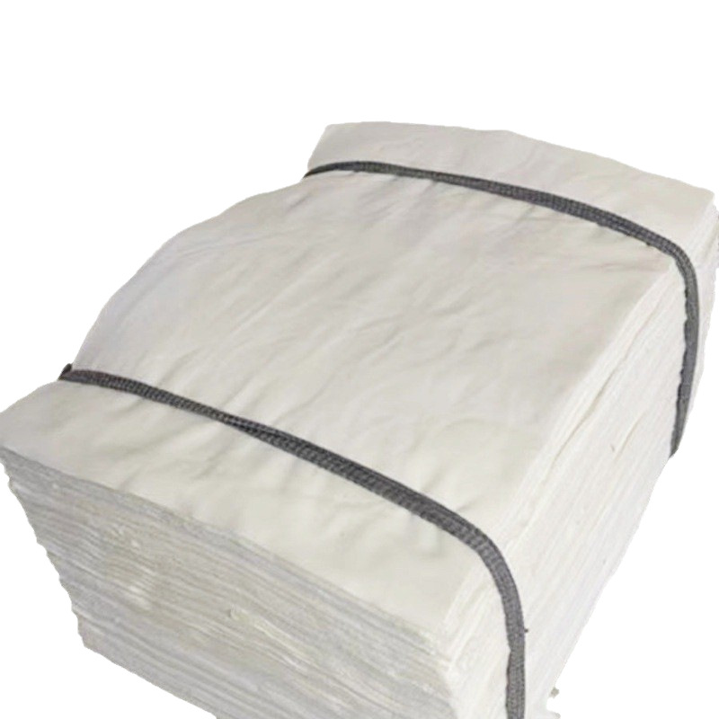 Picture of White Industrial Machine Wiping Cloth Pure Cotton Standard Size Water-Absorbing and Oil-Absorbing Cotton Lint-Free Waste Cloth Cleaning Wiping Rag