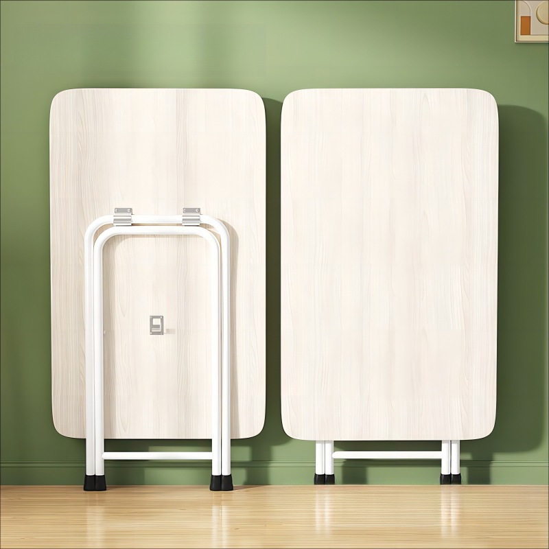 Foldable table, home small apartment dining table, simple rental house stall, square table, outdoor rectangular table