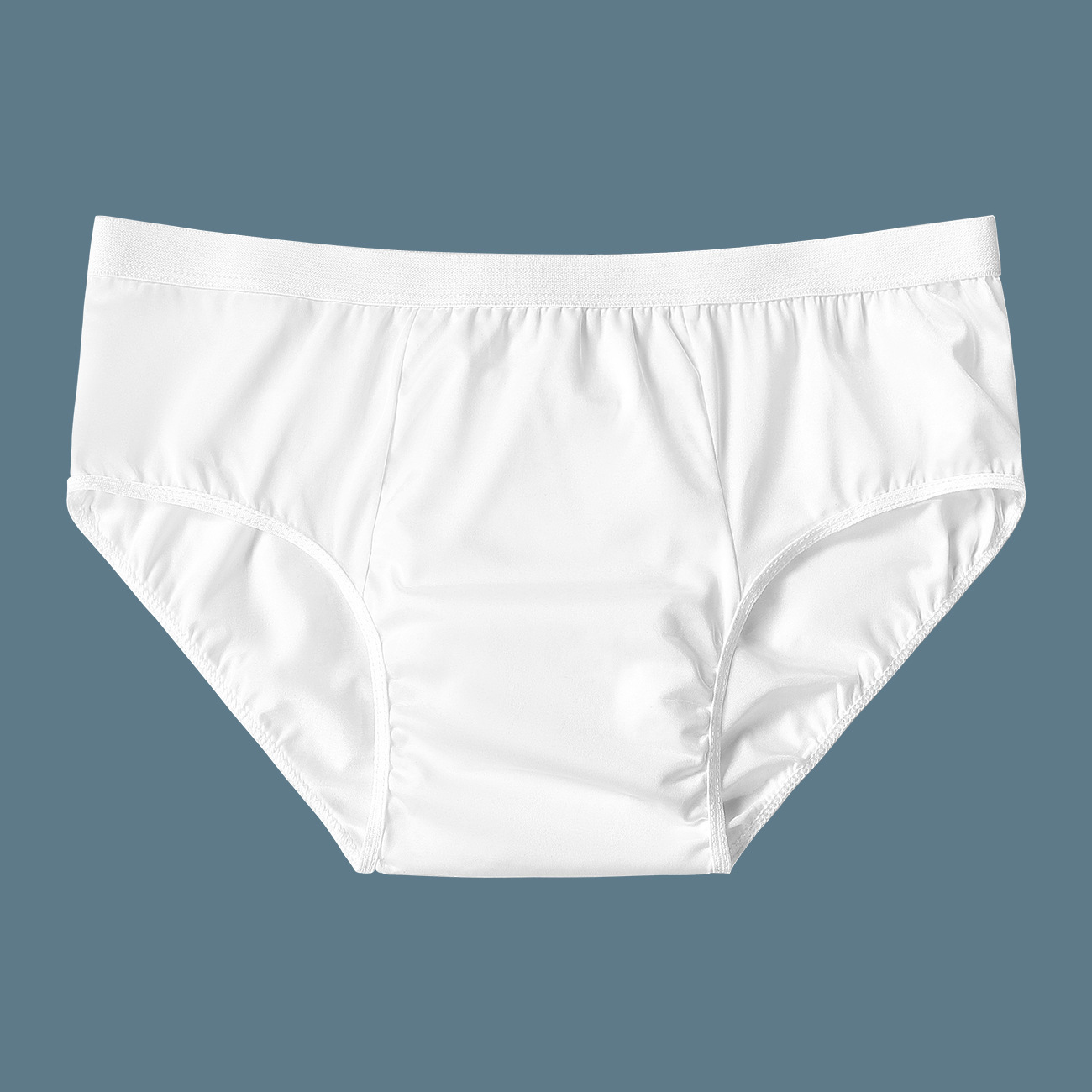 Picture of Disposable Cotton Underwear Men's Boxer Briefs One-Piece Underwear Ice Silk Briefs Disposable Sterile Shorts
