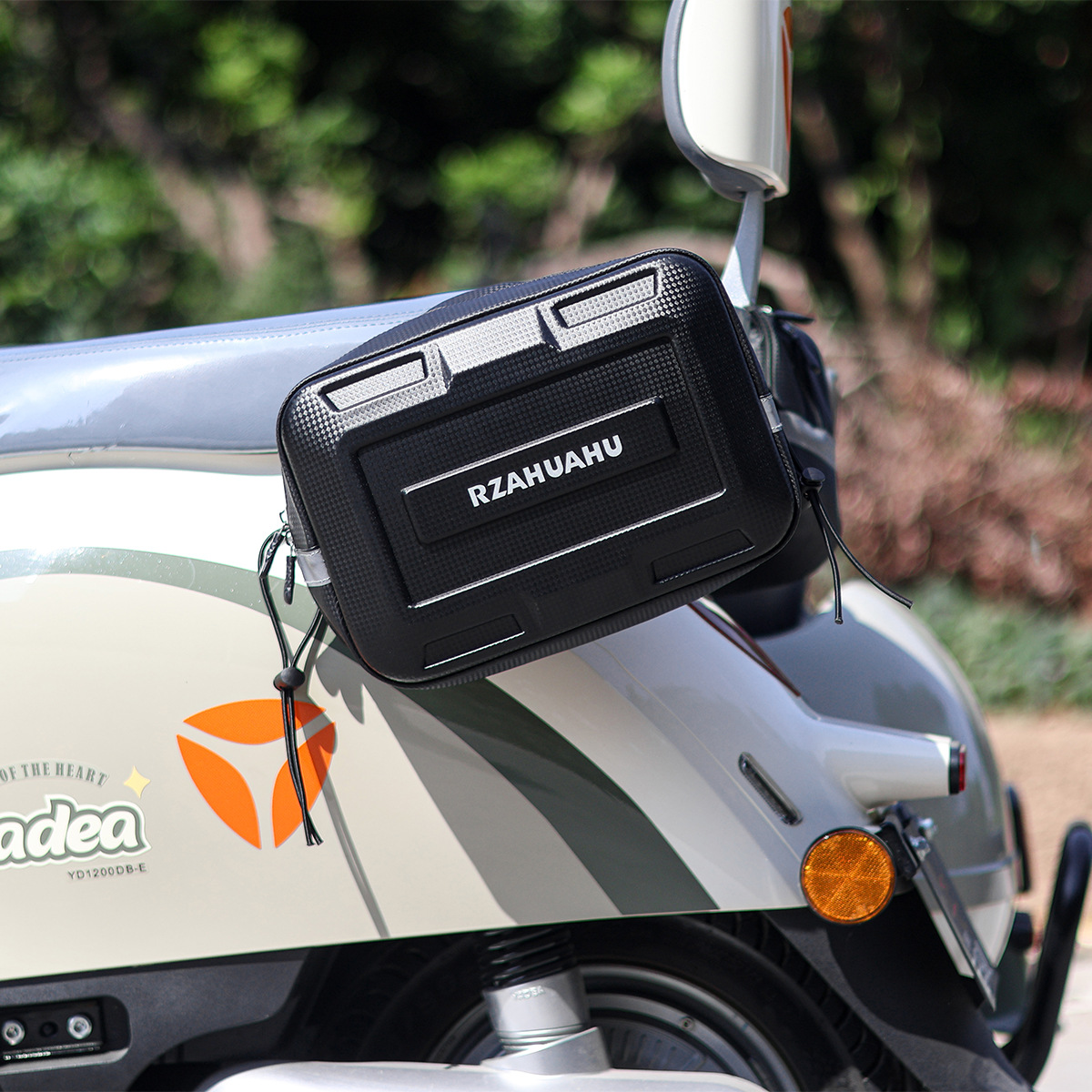 Electric car motorcycle side hanging bag outdoor riding bag rear seat carrying bag shelf bottom bag rear side bag
