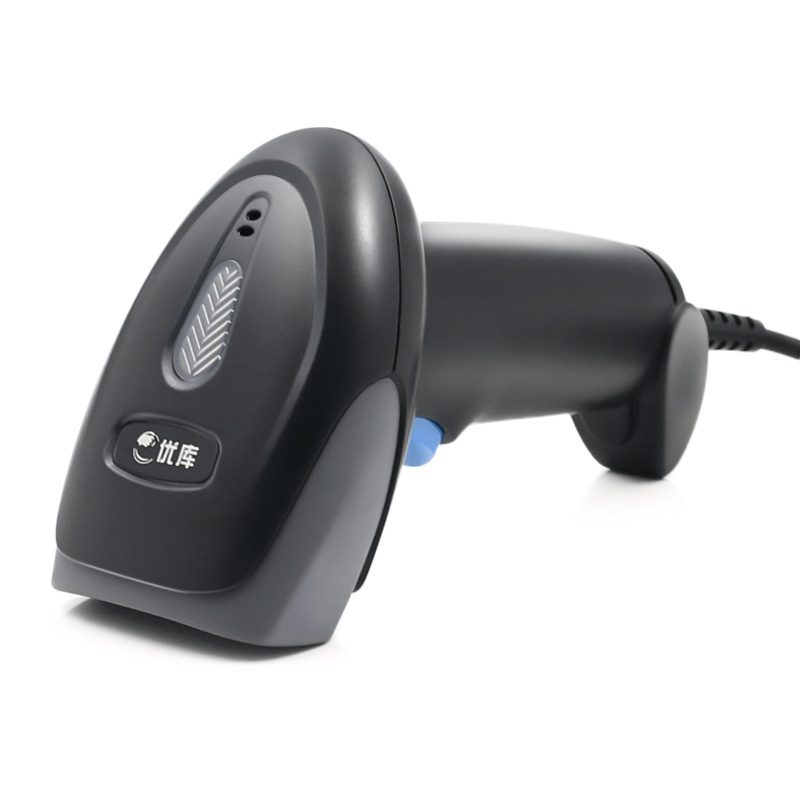 Picture of Youku 2D Scanner Gun Bluetooth Laser Wireless Barcode Supermarket Cashier Express Logistics Handheld Wired Scanner Gun