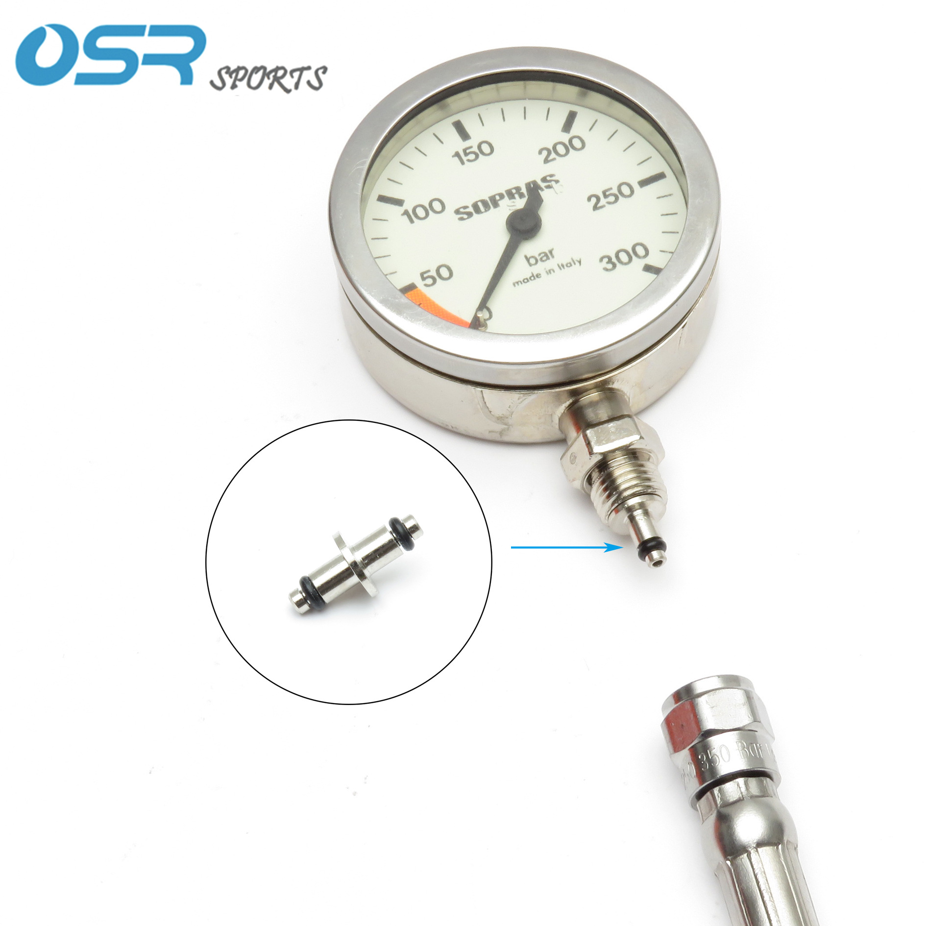 Picture of 20PCs sealing ring O-ring diving pressure gauge and high pressure pipe spool seal O-ring diving maintenance