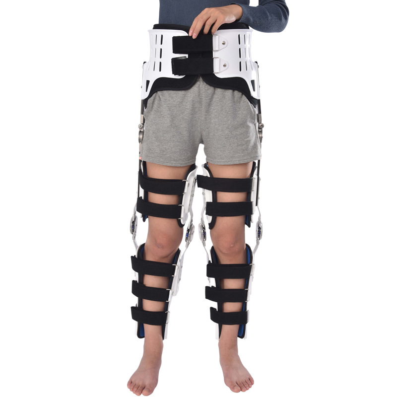 Picture of Adult adjustable hip hip hip waist knee ankle foot joint fixation brace high and low paraplegia walking protector