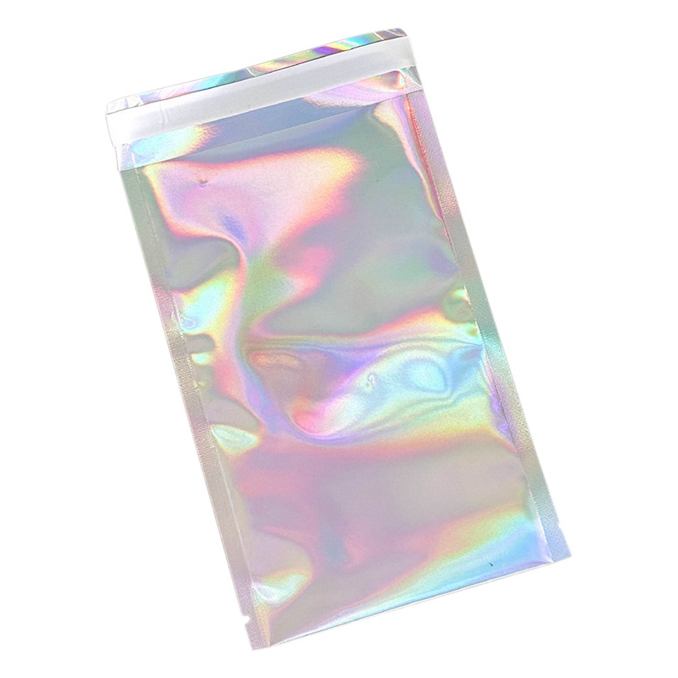 Laser Self-adhesive Bag Card-out Small Card Packing Bag Instagram Style Laser Packing Bag Hand Account Gift Self-sealing Bag