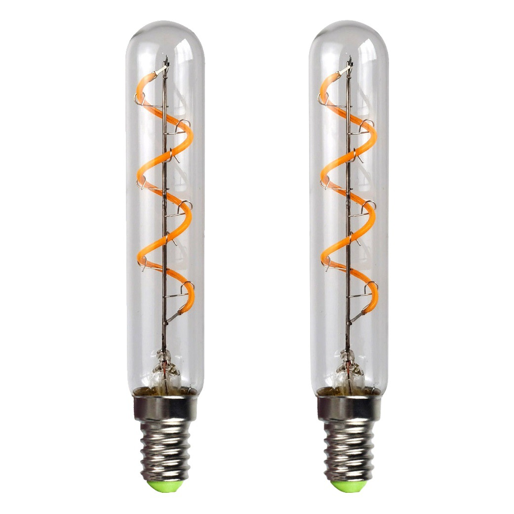 2 T20 * 120 small test tube bulb LED Flexible Filament lamp retro decorative lighting E14 small screw bulb
