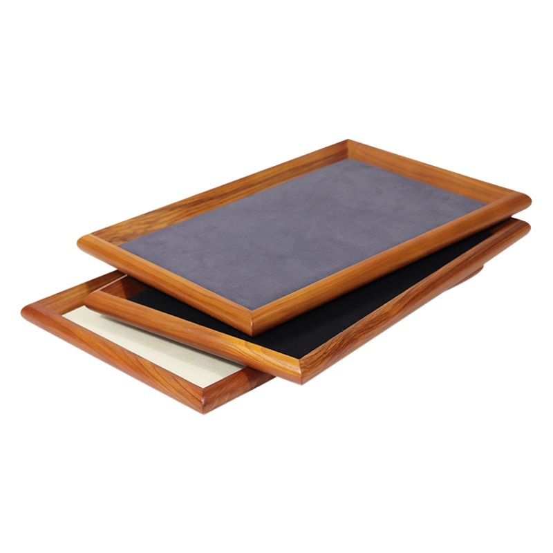 Water Willow Wood jewelry display tray necklace pendant jewelry storage box ring plate ear studs earrings bracelet