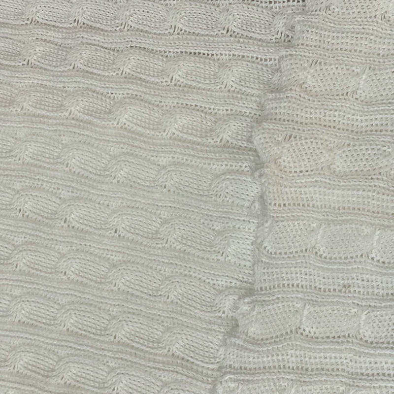Factory wholesale plaid, Twist New knitted fabric polyester knitted fabric wool cloth