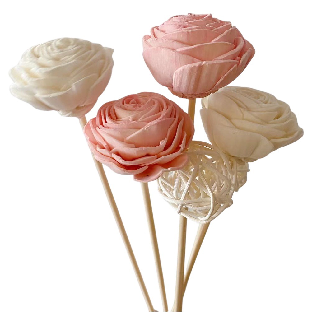 Picture of Simulation Floral Ornaments ins Decoration Home Furnishings Tongcao Rose Cafe Famous Desktop Non-fire Aromatherapy Flowers